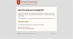 Desktop Screenshot of gocoe.org