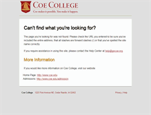 Tablet Screenshot of gocoe.org